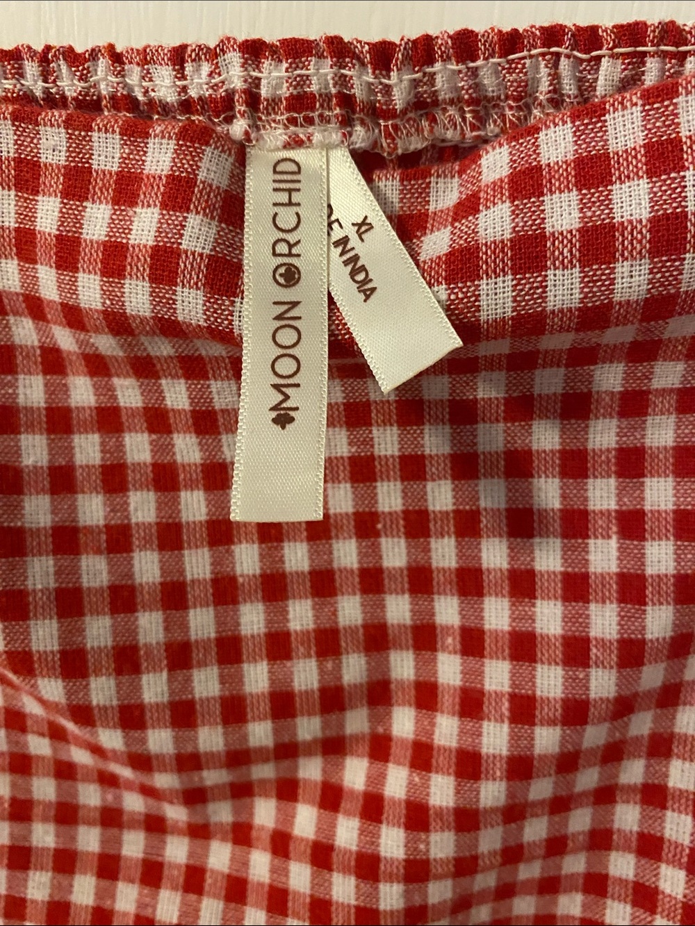 Red Gingham Mini Dress - Unbranded - Picture 7 of 7